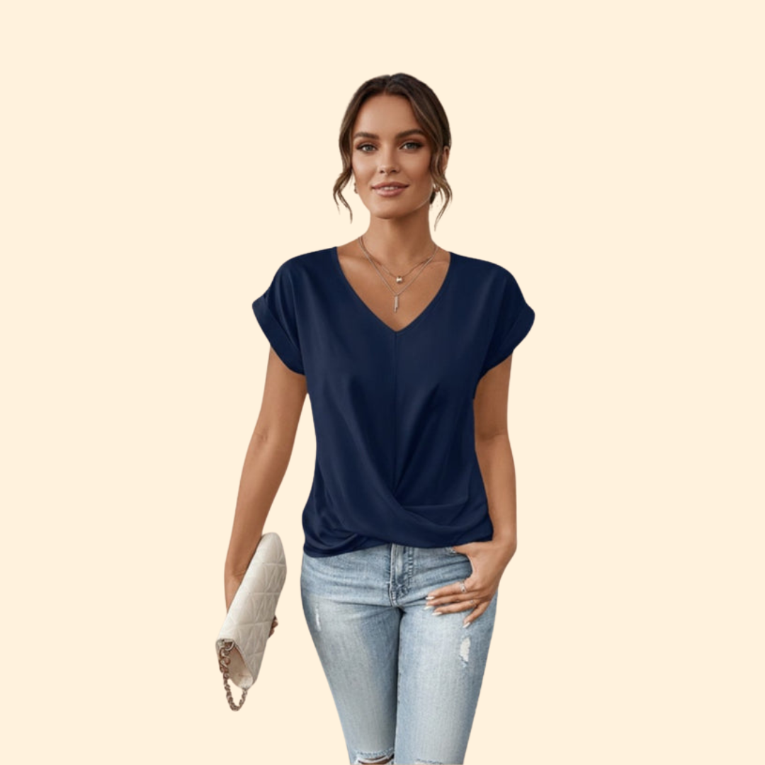 Women's Casual V-Neck Tee