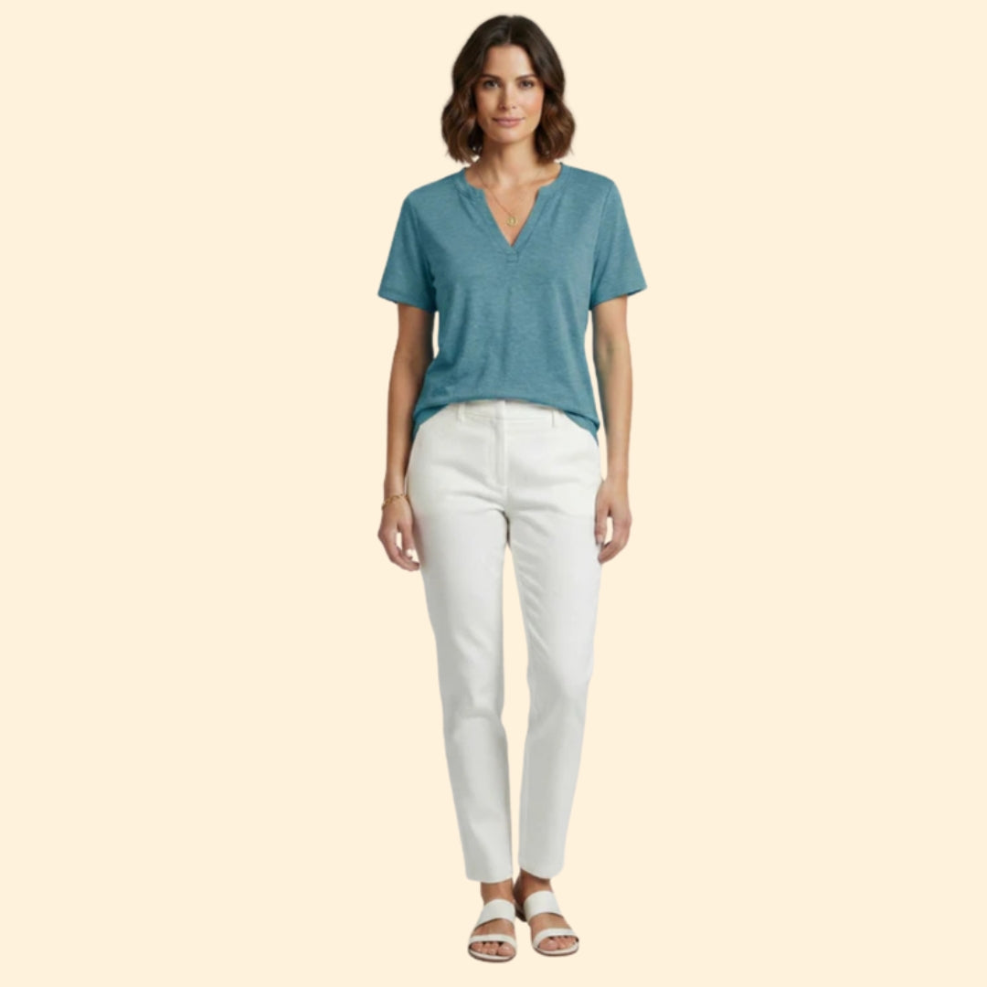 Women's Casual V-Neck Tee
