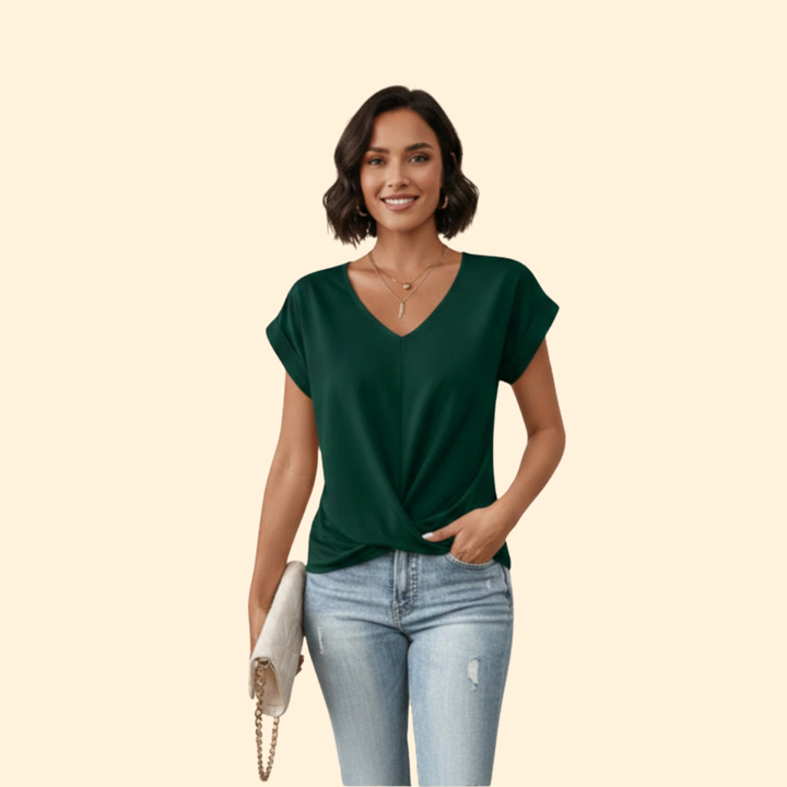 Women's Casual V-Neck Tee