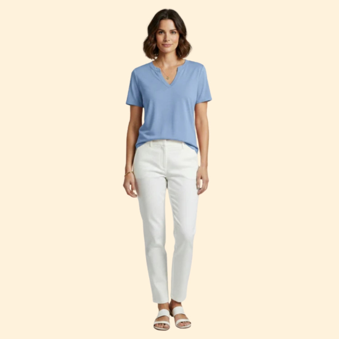Women's Casual V-Neck Tee