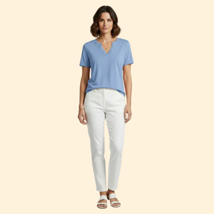 Women's Casual V-Neck Tee