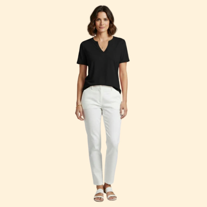 Women's Casual V-Neck Tee