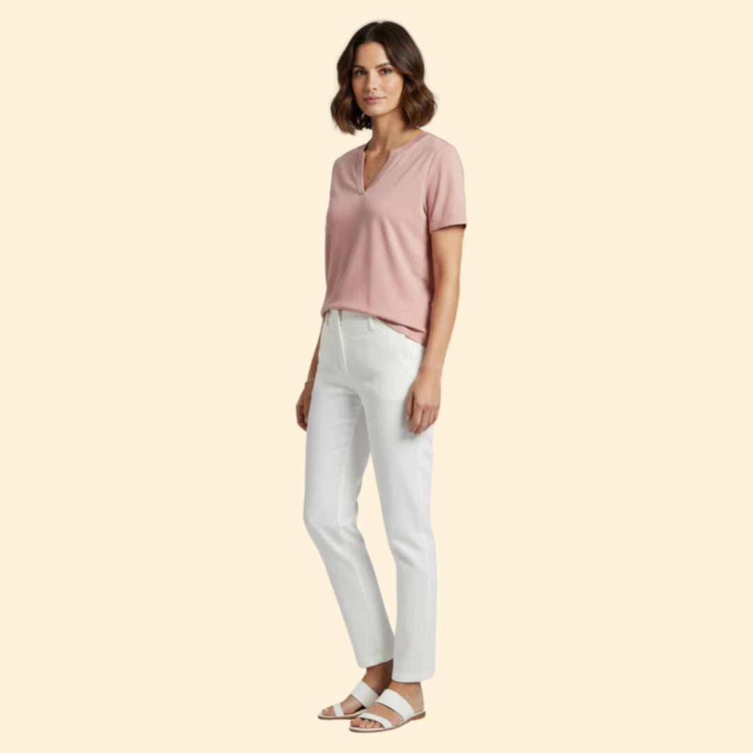 Women's Casual V-Neck Tee