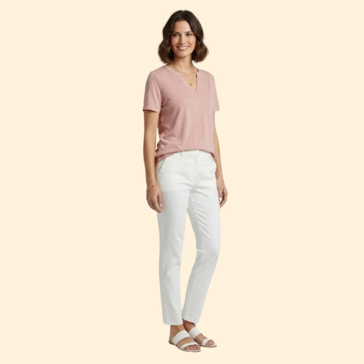 Women's Casual V-Neck Tee
