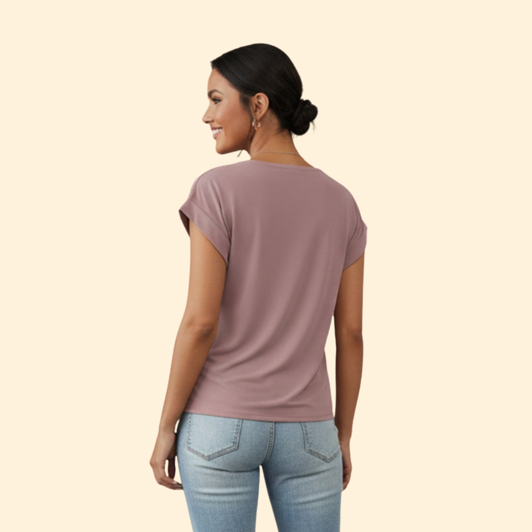 Women's Casual V-Neck Tee