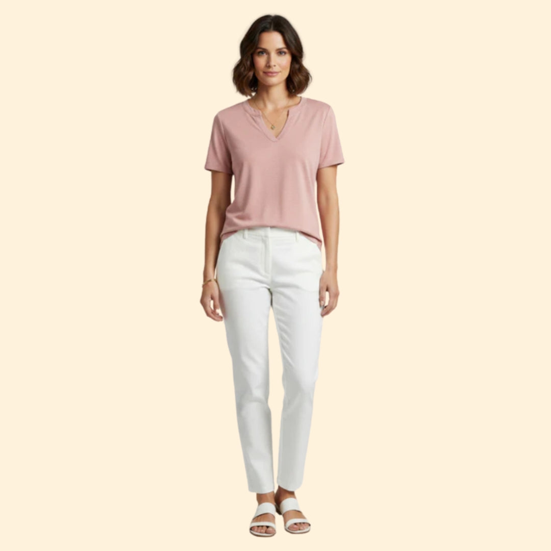 Women's Casual V-Neck Tee