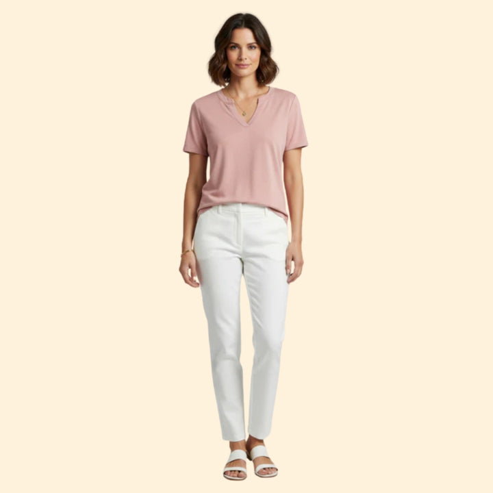 Women's Casual V-Neck Tee