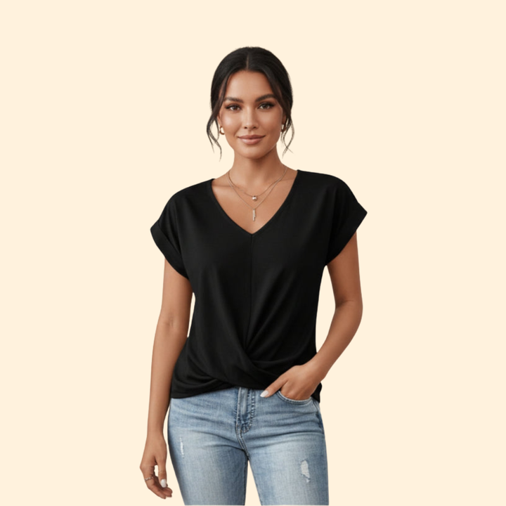 Women's Casual V-Neck Tee