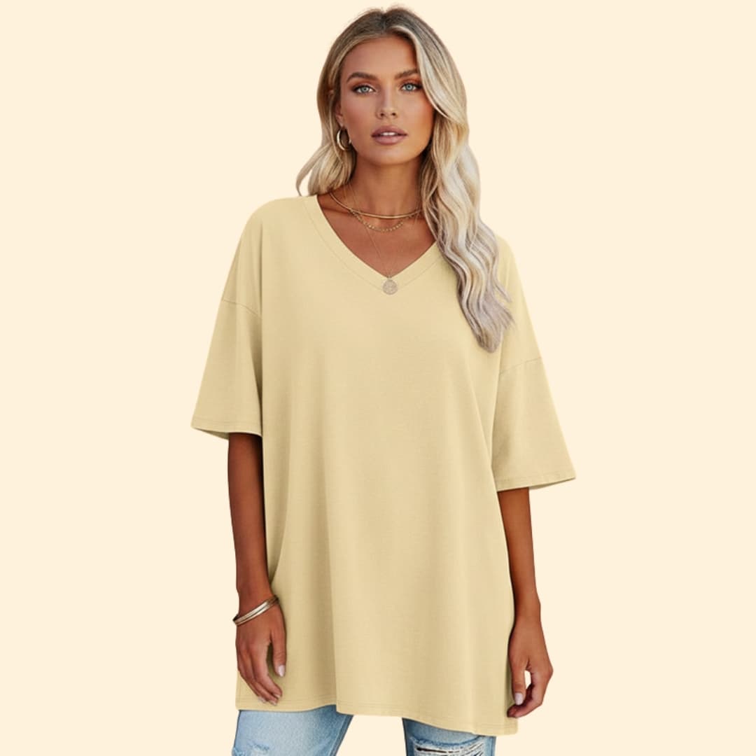 Women’s Casual V-Neck Top