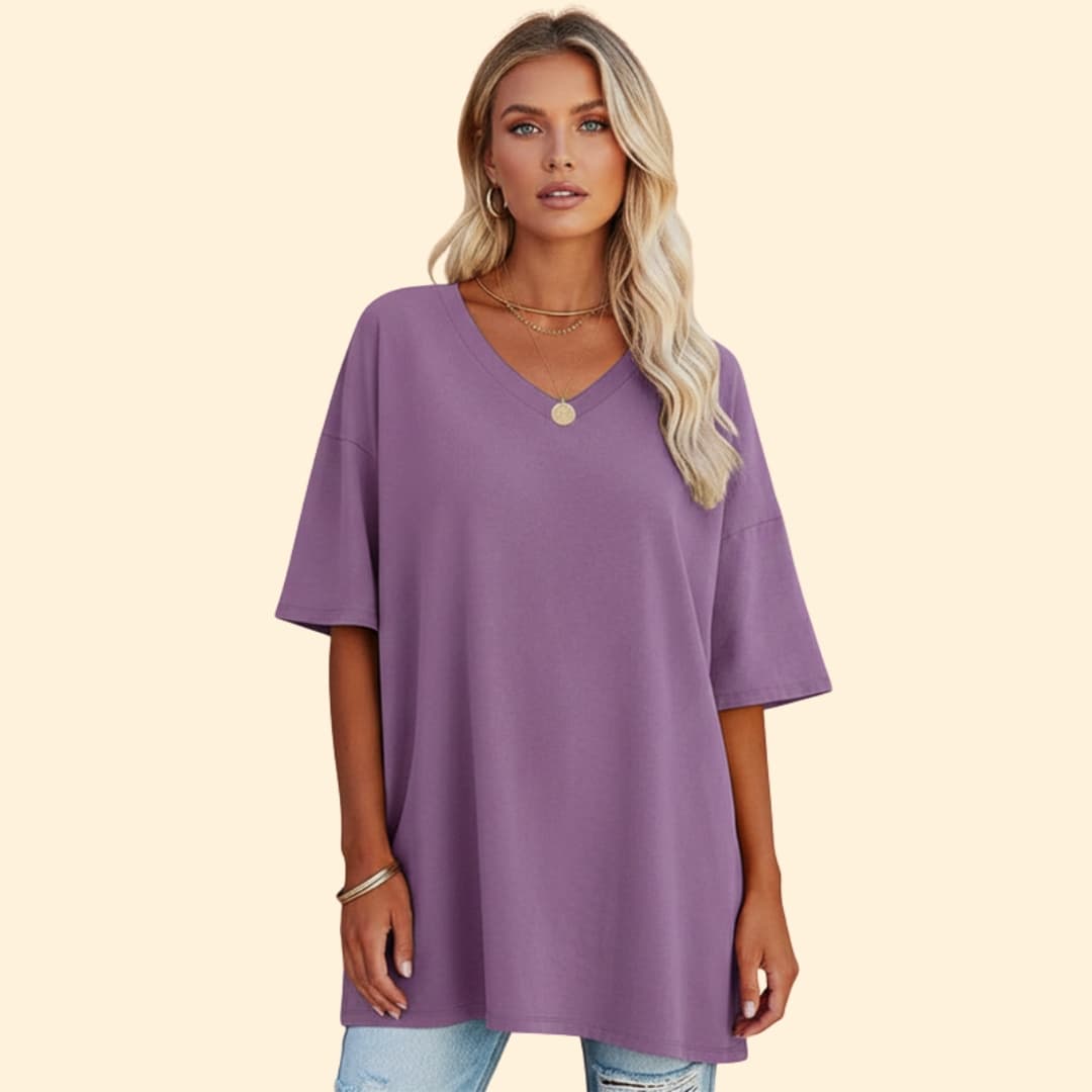 Women’s Casual V-Neck Top