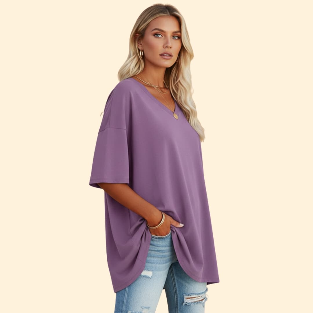 Women’s Casual V-Neck Top