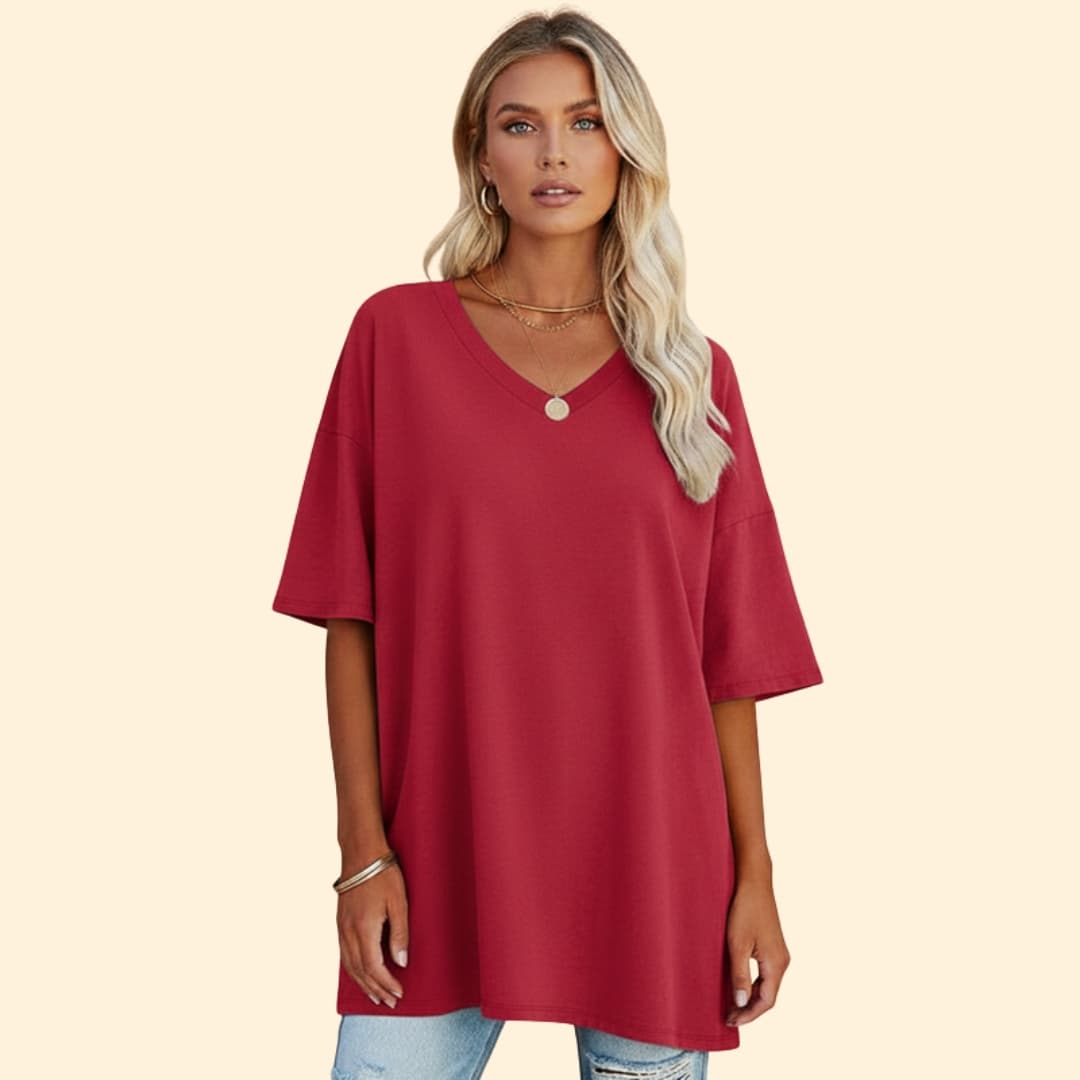 Women’s Casual V-Neck Top