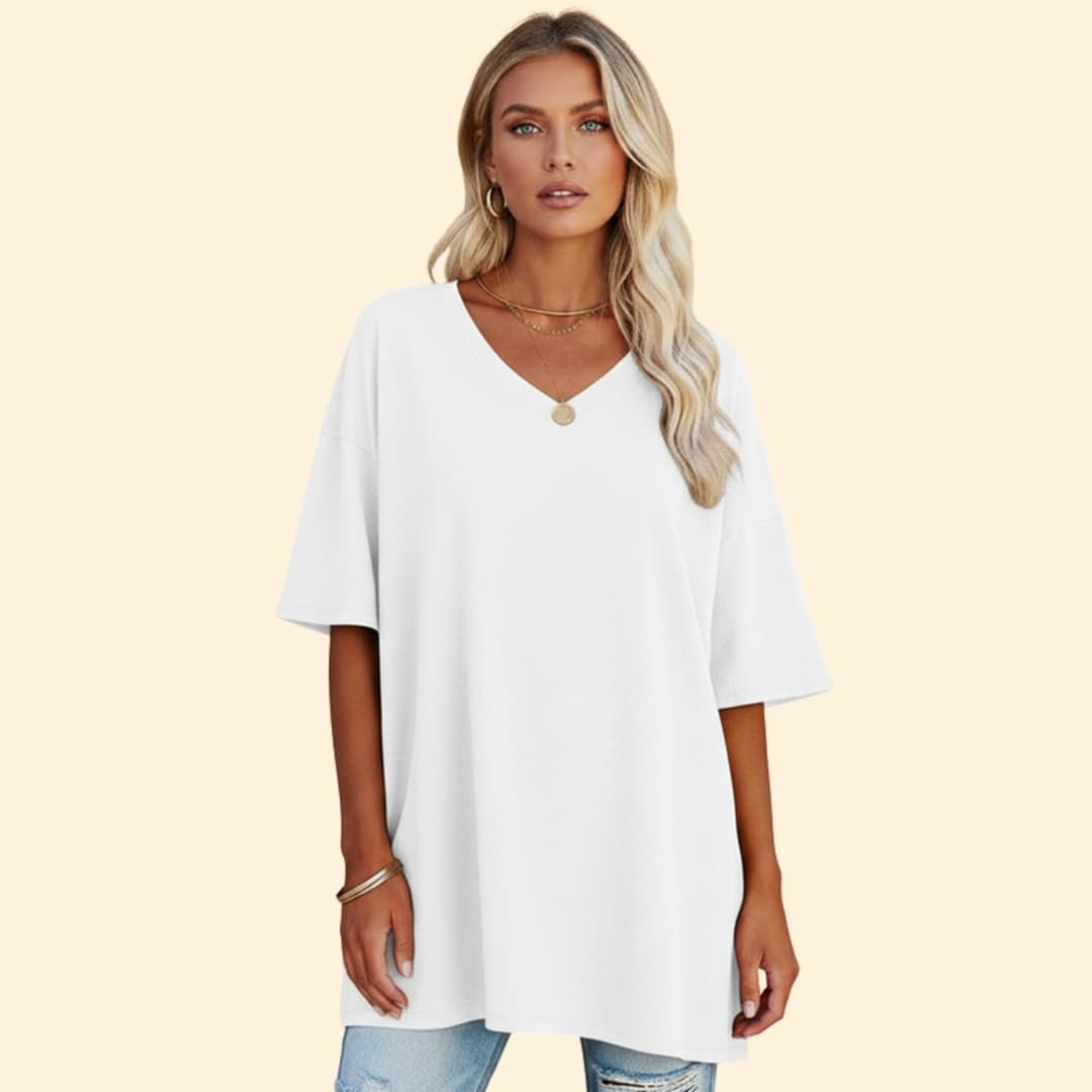 Women’s Casual V-Neck Top