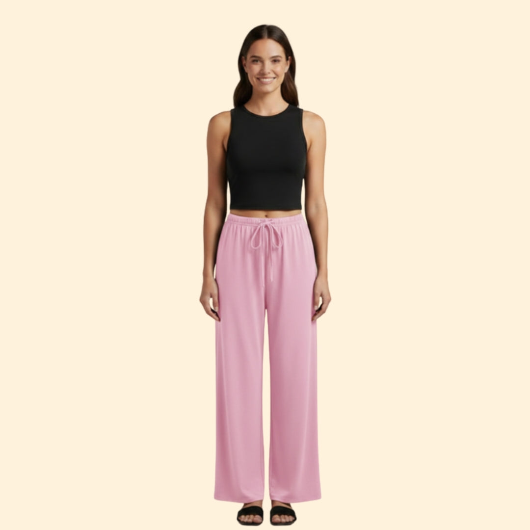 Women's Casual Wide-Leg Set
