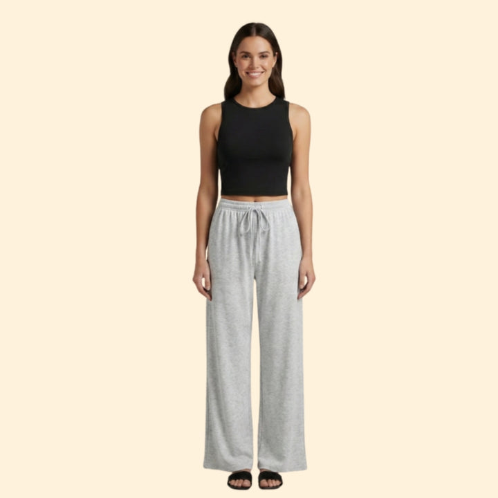 Women's Casual Wide-Leg Set