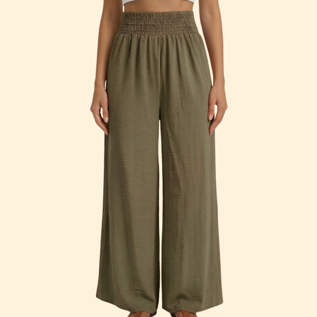Women's Casual Wide-Leg Trousers