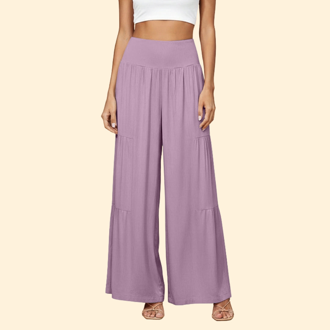 Women's Casual Wide-Leg Trousers