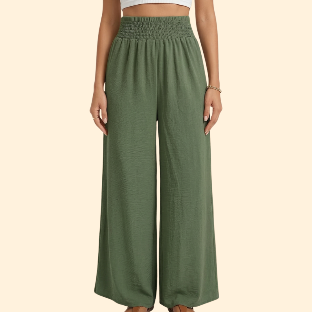Women's Casual Wide-Leg Trousers