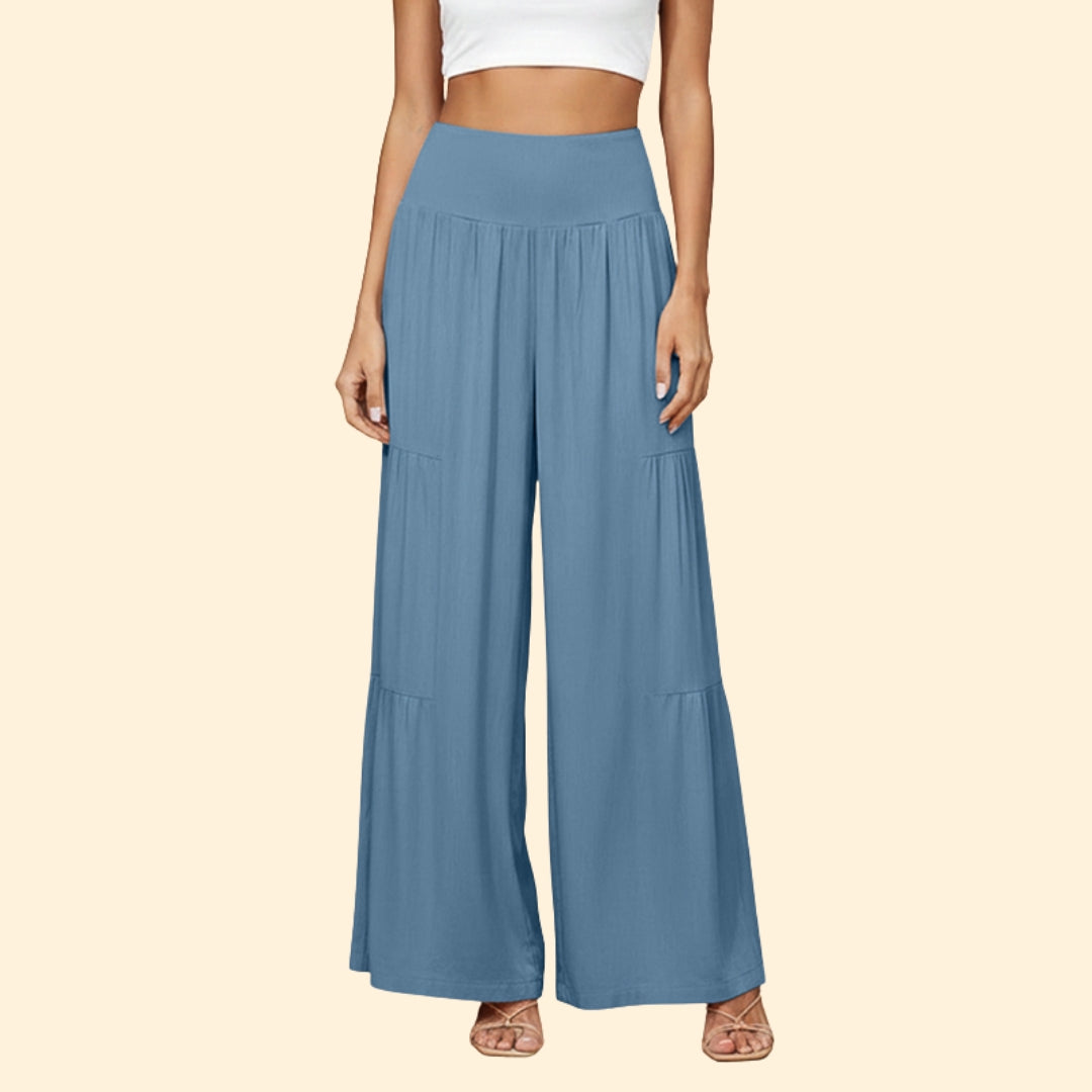 Women's Casual Wide-Leg Trousers