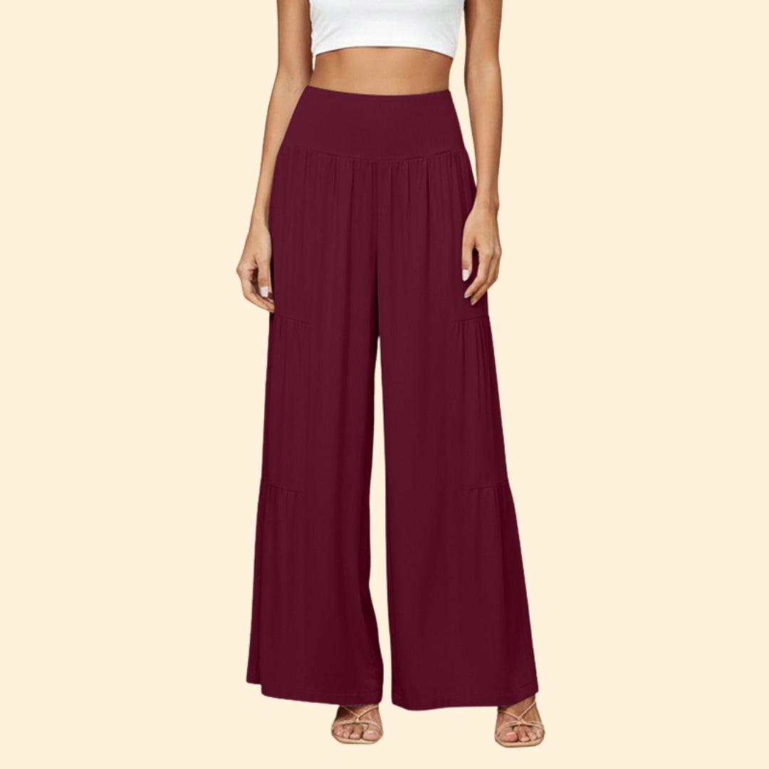 Women's Casual Wide-Leg Trousers