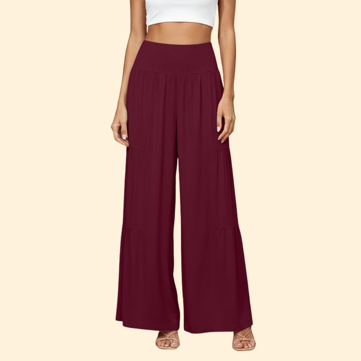 Women's Casual Wide-Leg Trousers