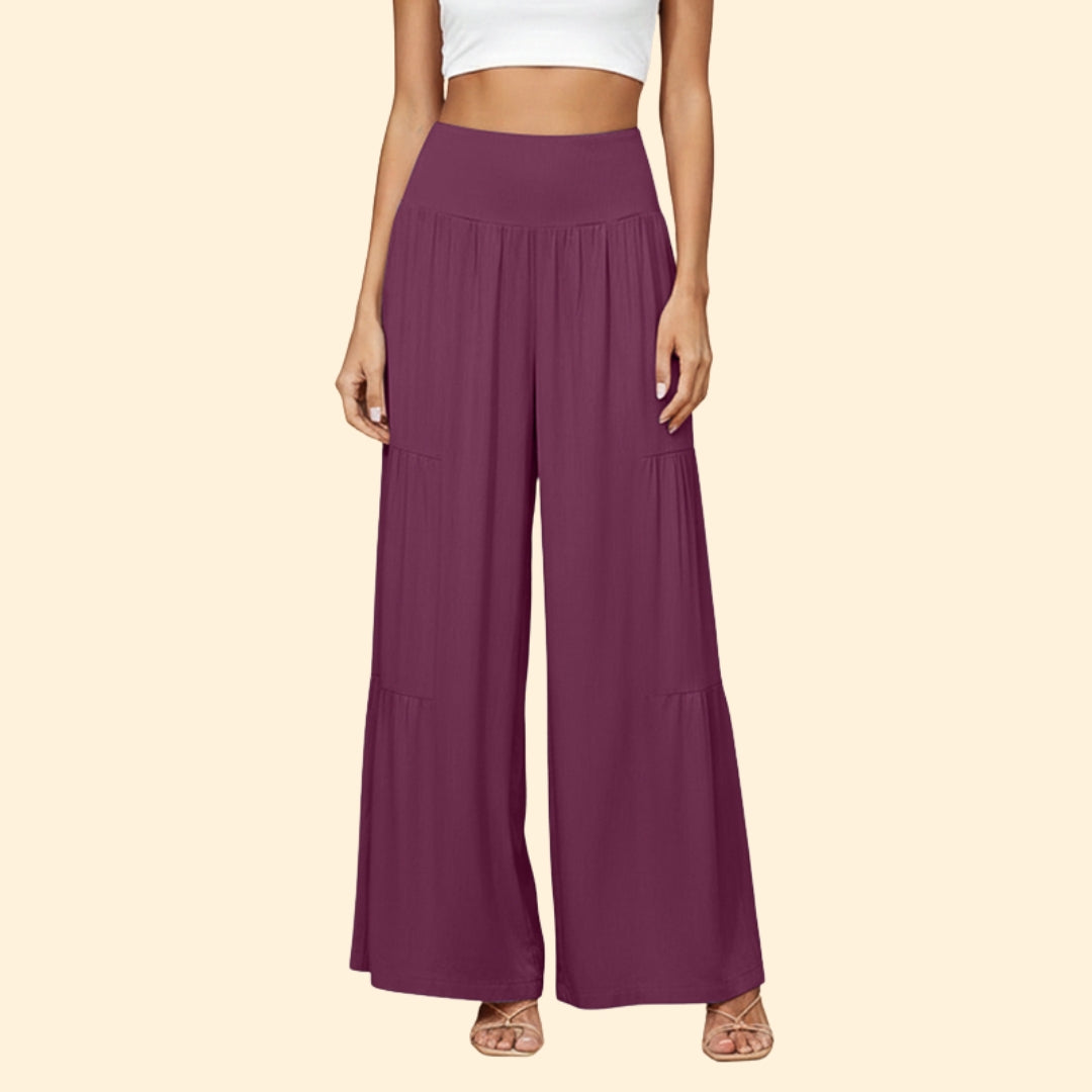 Women's Casual Wide-Leg Trousers