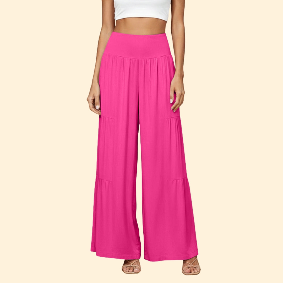 Women's Casual Wide-Leg Trousers