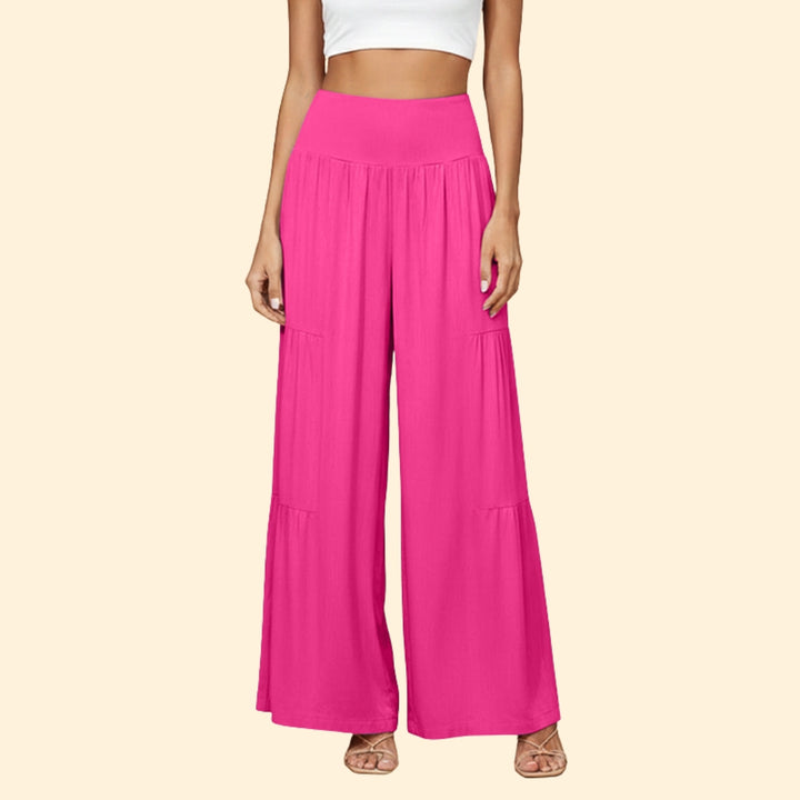 Women's Casual Wide-Leg Trousers
