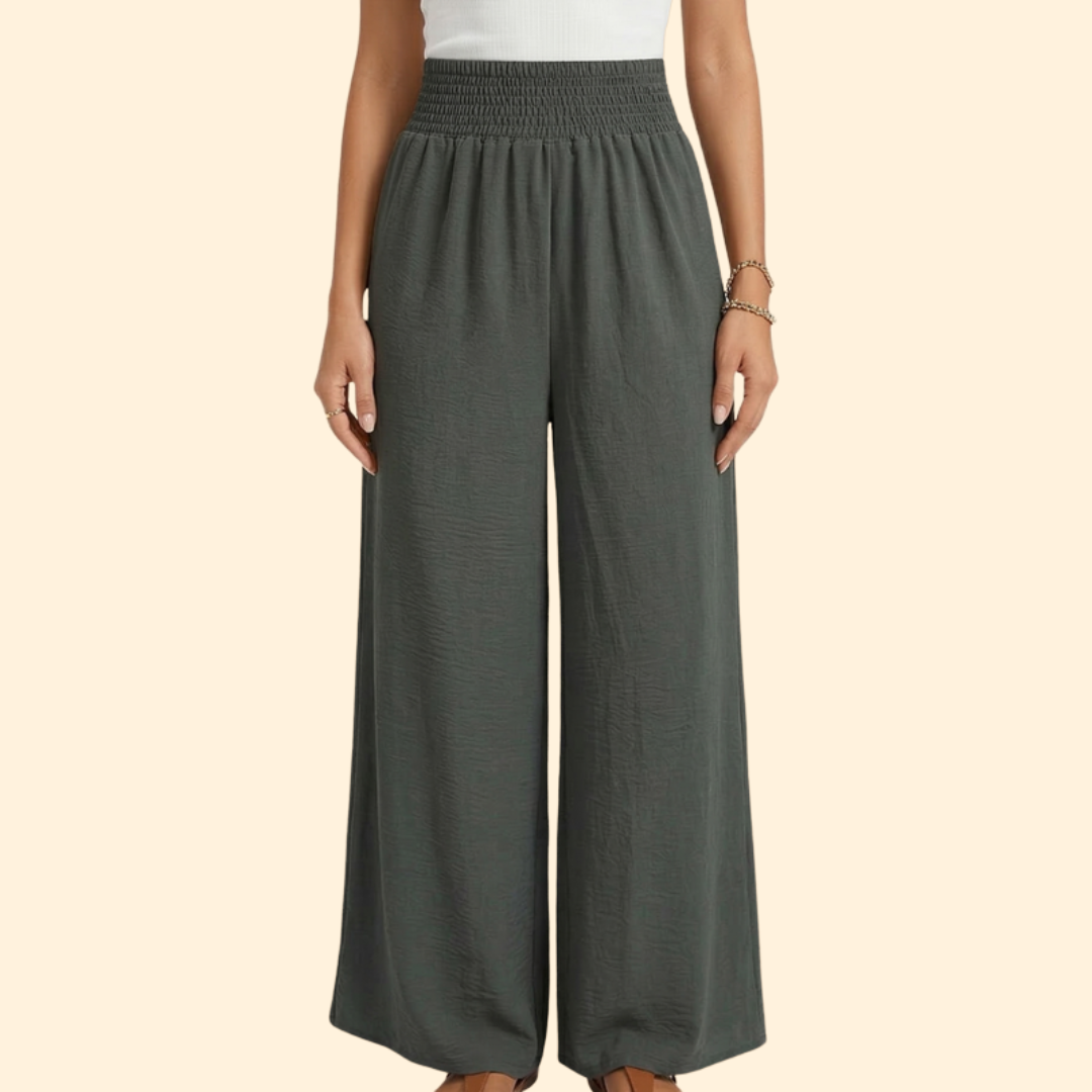 Women's Casual Wide-Leg Trousers