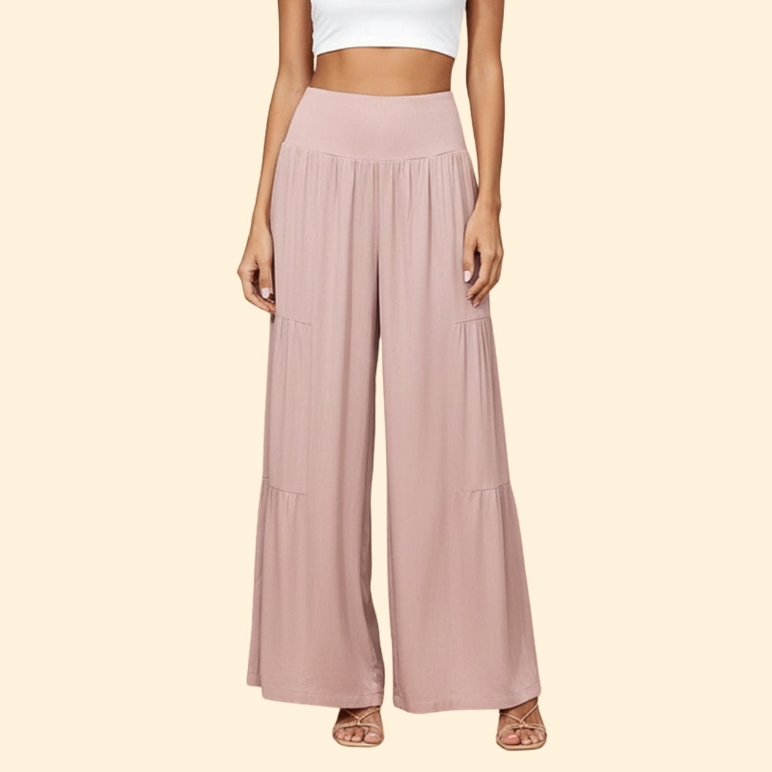 Women's Casual Wide-Leg Trousers