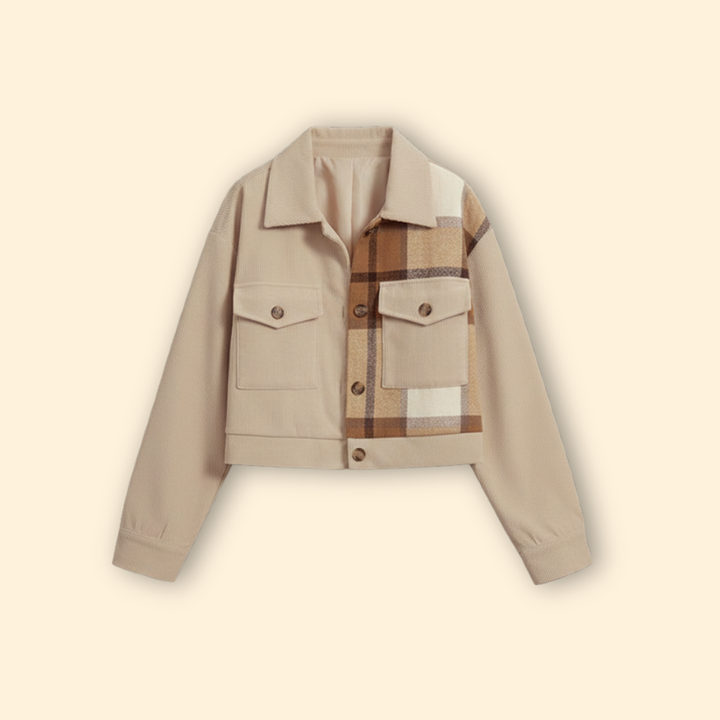 Women’s Checked Bomber Jacket