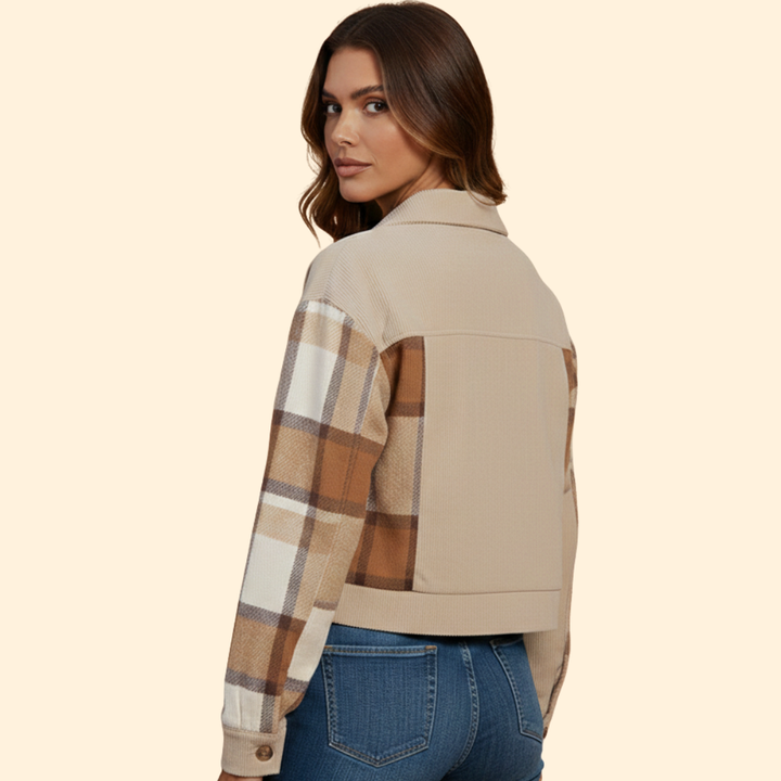 Women’s Checked Bomber Jacket