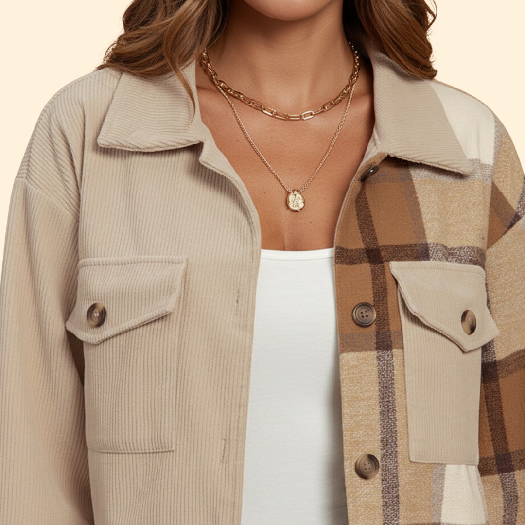 Women’s Checked Bomber Jacket