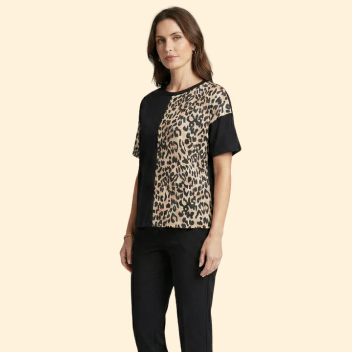 Women's Chic Animal Print Tee