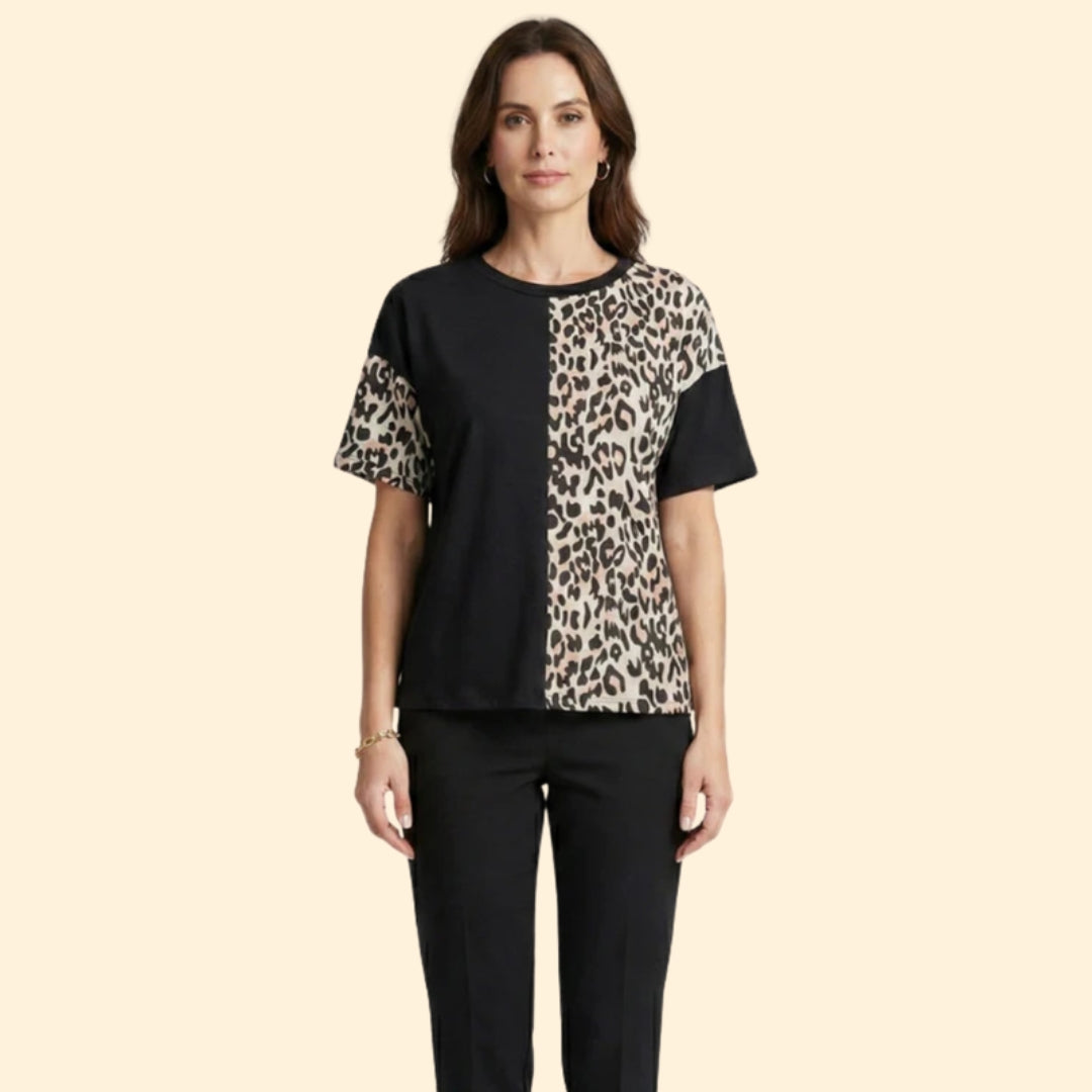 Women's Chic Animal Print Tee
