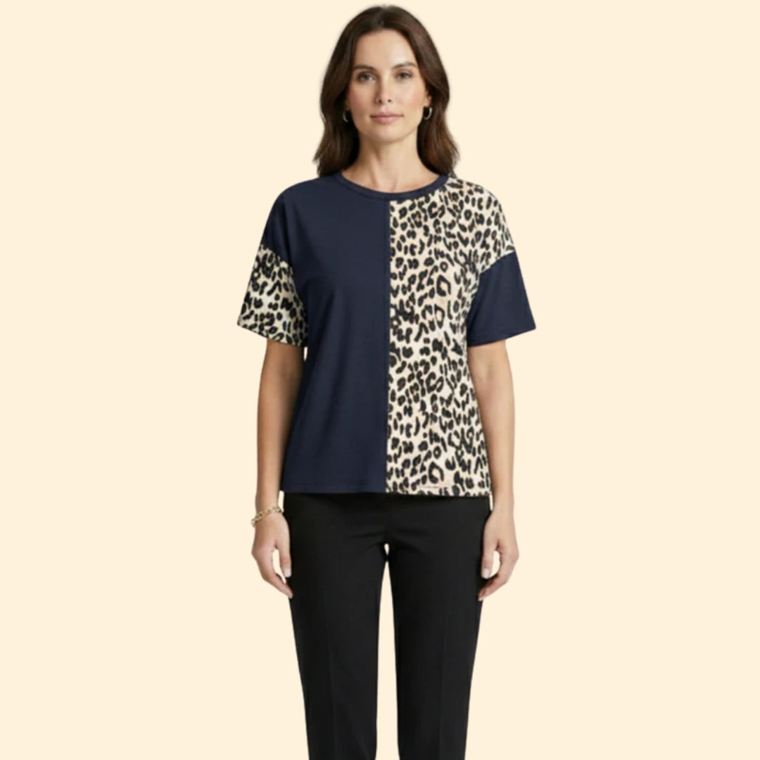 Women's Chic Animal Print Tee