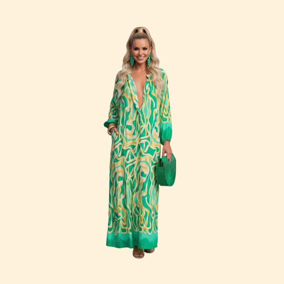 Women's Chic Boho Maxi Dress