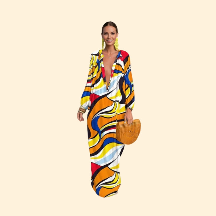 Women's Chic Boho Maxi Dress