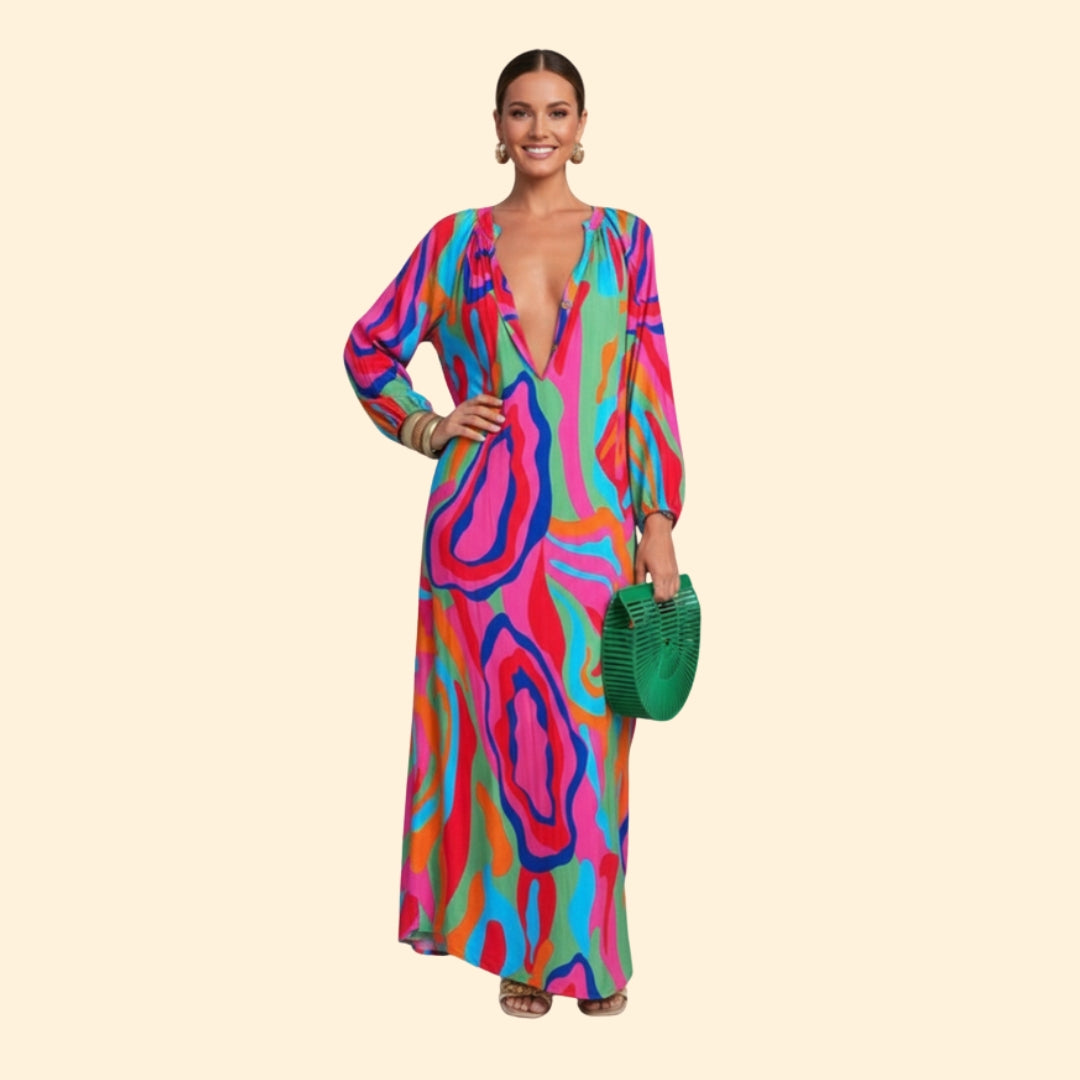 Women's Chic Boho Maxi Dress