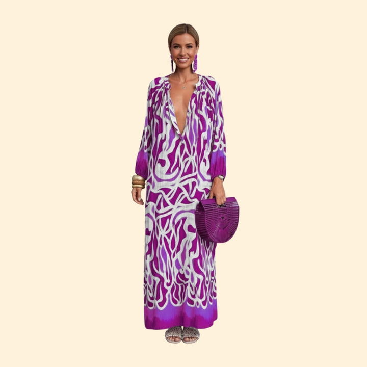Women's Chic Boho Maxi Dress