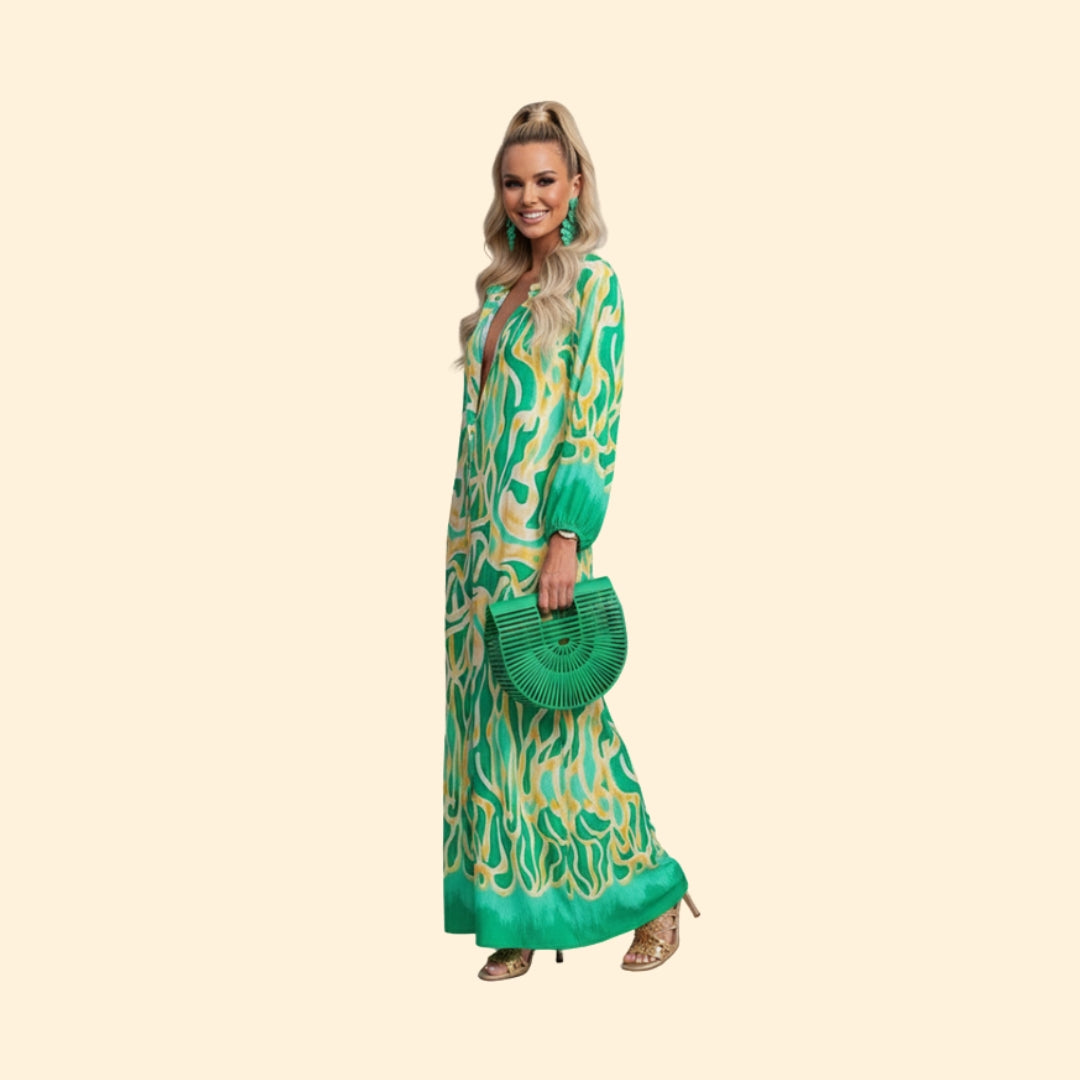 Women's Chic Boho Maxi Dress