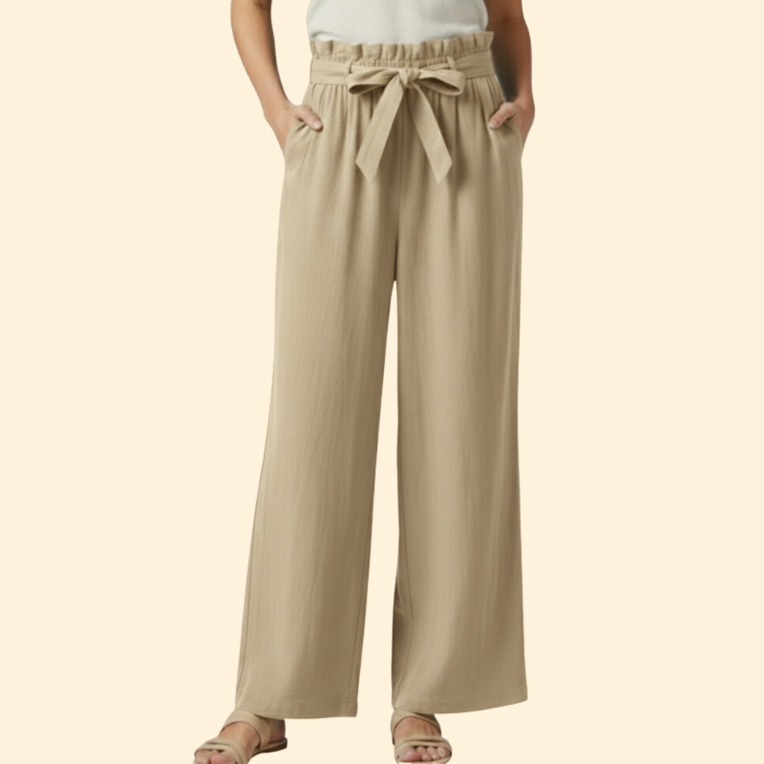 Women's Chic Bow Tie Trousers