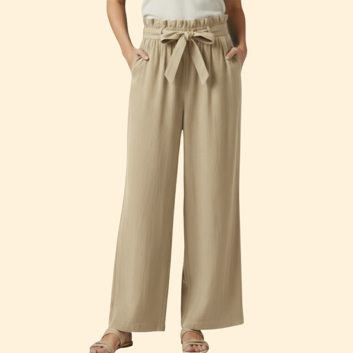 Women's Chic Bow Tie Trousers