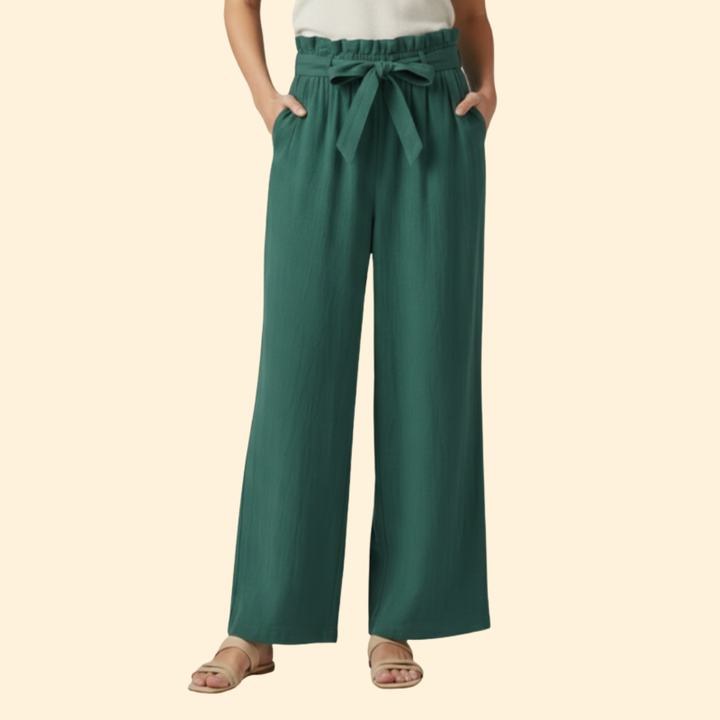Women's Chic Bow Tie Trousers