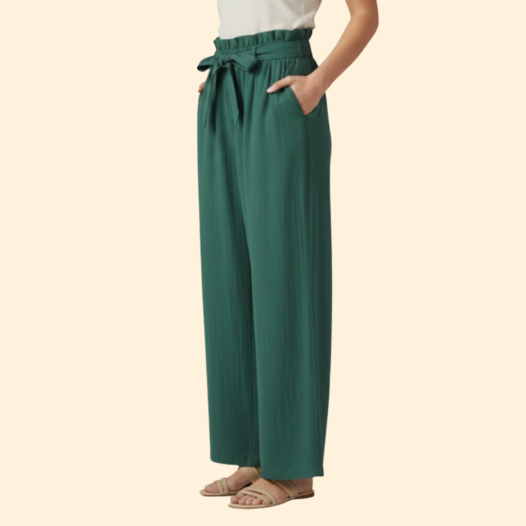 Women's Chic Bow Tie Trousers