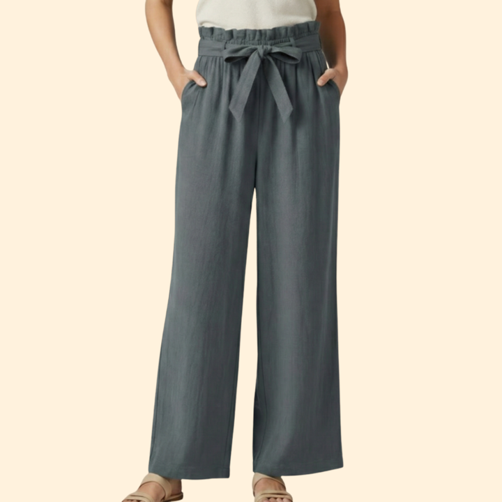 Women's Chic Bow Tie Trousers