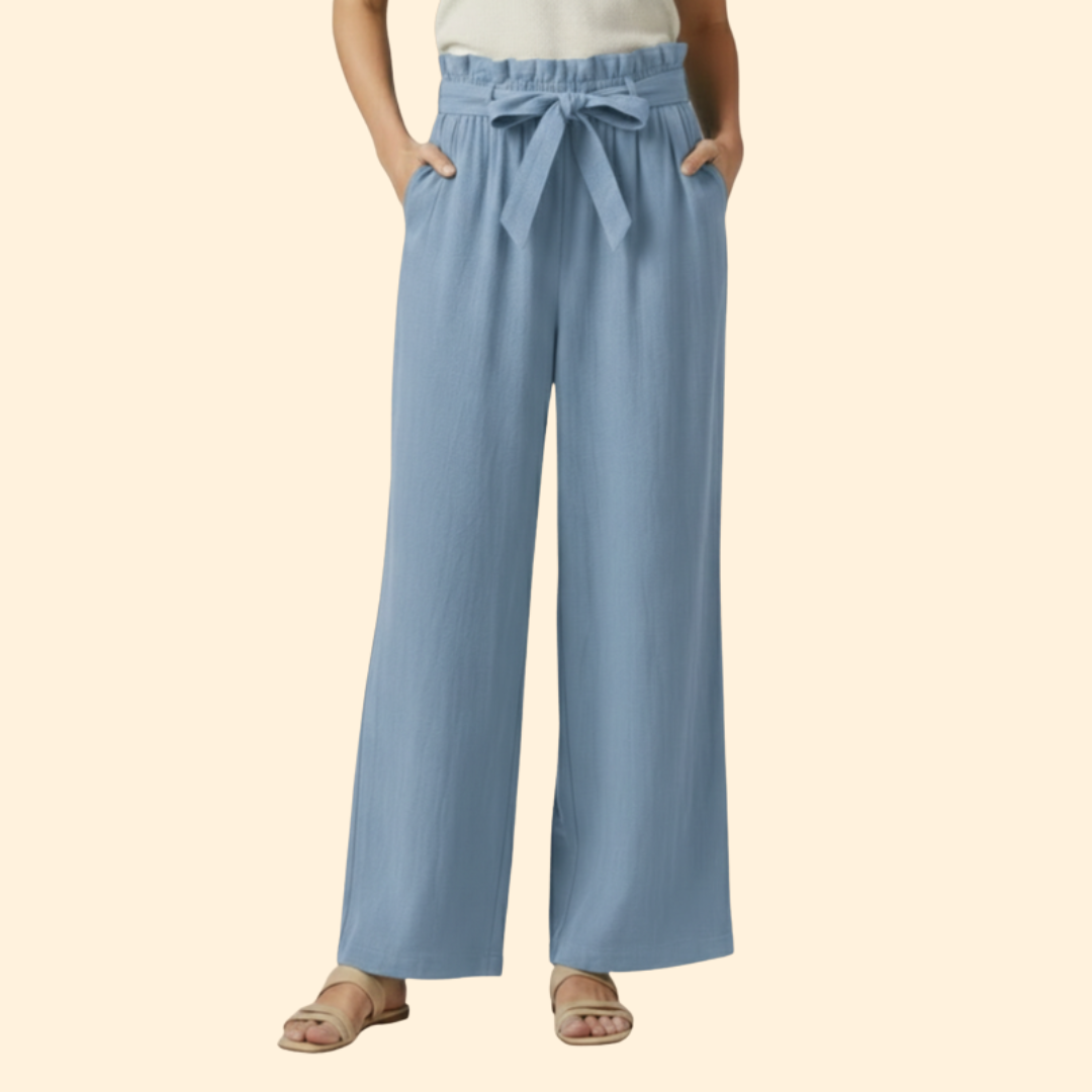 Women's Chic Bow Tie Trousers