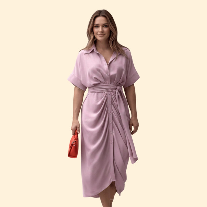 Women's Chic Buttoned Dress