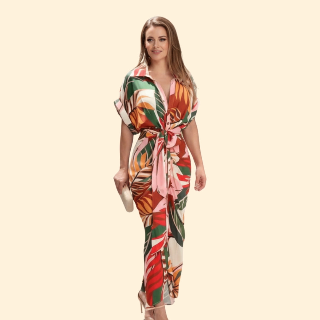 Women's Chic Buttoned Dress