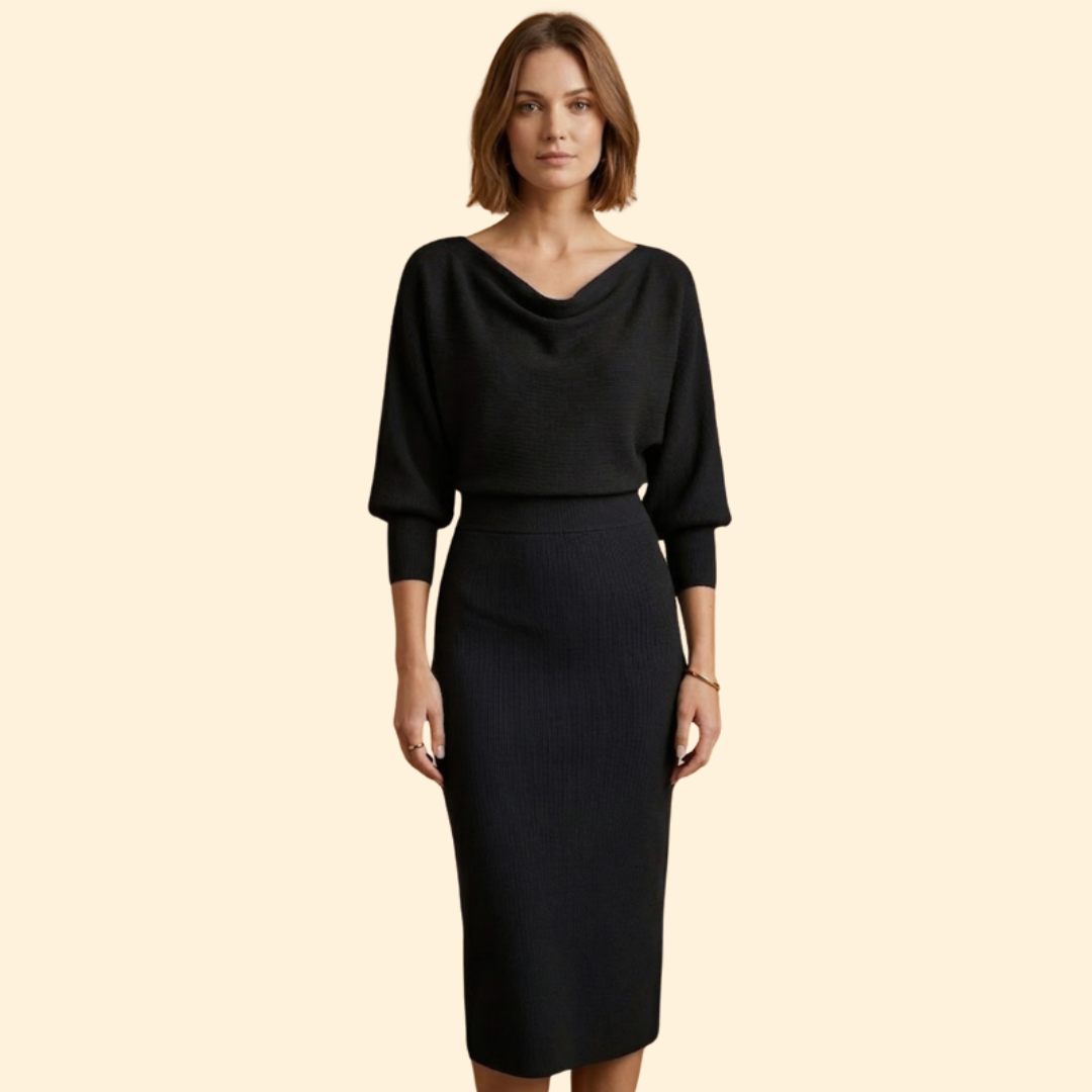 Women's Chic Cowl Neck Dress